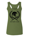 American Come and Take Greek Molon Labe Spartan Workout  women's Tank Top sleeveless Racerback
