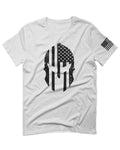 Military Come and Take Greek Molon Labe Spartan American Flag For men T Shirt