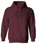 VICES AND VIRTUESS Letter Printed Wifey Couple Wedding Hubby Matching Bride Sweatshirt Hoodie