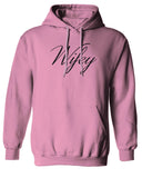 VICES AND VIRTUESS Letter Printed Wifey Couple Wedding Hubby Matching Bride Sweatshirt Hoodie