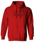 VICES AND VIRTUESS Letter Printed Wifey Couple Wedding Hubby Matching Bride Sweatshirt Hoodie
