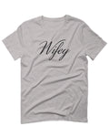 VICES AND VIRTUESS Letter Printed Wifey Couple Wedding Hubby Matching Bride For men T Shirt