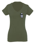 Grenade Guns Second Amendment American Rights Weapons Military For Women V neck fitted T Shirt