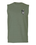 Grenade Guns Second Amendment American Rights Weapons Military men Muscle Tank Top sleeveless t shirt