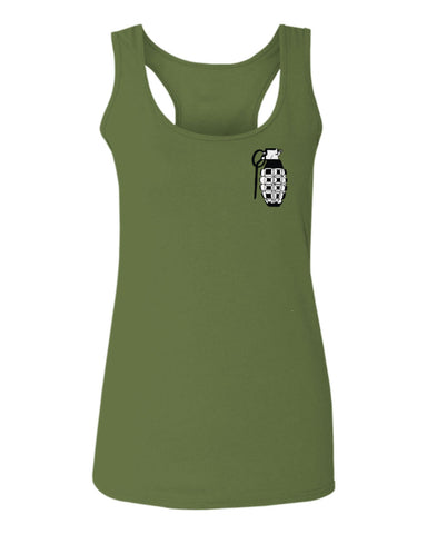 Grenade Guns Second Amendment American Rights Weapons  women's Tank Top sleeveless Racerback