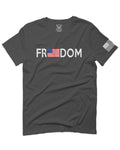 Freedom Grunt Proud American Flag Military Armour US USA For men T Shirt
