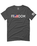 Freedom Grunt Proud American Flag Military Armour US USA For men T Shirt