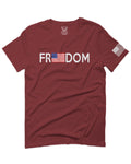 Freedom Grunt Proud American Flag Military Armour US USA For men T Shirt