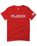 Freedom Grunt Proud American Flag Military Armour US USA For men T Shirt