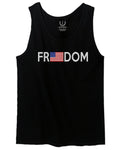 Freedom Grunt Proud American Flag Military Armour US USA men's Tank Top