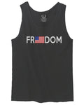 Freedom Grunt Proud American Flag Military Armour US USA men's Tank Top