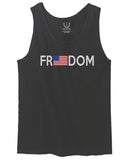 Freedom Grunt Proud American Flag Military Armour US USA men's Tank Top