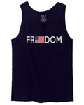Freedom Grunt Proud American Flag Military Armour US USA men's Tank Top
