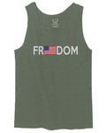 Freedom Grunt Proud American Flag Military Armour US USA men's Tank Top