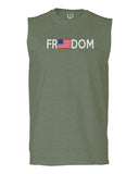 Freedom Grunt Proud American Flag Military Armour US USA men Muscle Tank Top sleeveless t shirt