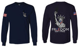 Front and Back Freedom Isn't Free Grunt 2nd Amendment Ammendment Guns Second mens Long sleeve t shirt