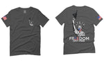 Front and Back Freedom Isn't Free Grunt 2nd Amendment Ammendment Guns Second For men T Shirt