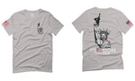 Front and Back Freedom Isn't Free Grunt 2nd Amendment Ammendment Guns Second For men T Shirt
