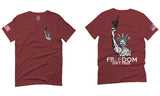 Front and Back Freedom Isn't Free Grunt 2nd Amendment Ammendment Guns Second For men T Shirt
