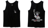 Front and Back Freedom Isn't Free Grunt 2nd Amendment Ammendment Guns Second men's Tank Top