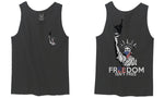 Front and Back Freedom Isn't Free Grunt 2nd Amendment Ammendment Guns Second men's Tank Top