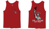 Front and Back Freedom Isn't Free Grunt 2nd Amendment Ammendment Guns Second men's Tank Top