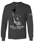 Freedom Isn't Free Grunt 2nd Amendment Ammendment Guns Second mens Long sleeve t shirt