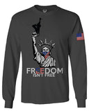 Freedom Isn't Free Grunt 2nd Amendment Ammendment Guns Second mens Long sleeve t shirt