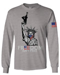 Freedom Isn't Free Grunt 2nd Amendment Ammendment Guns Second mens Long sleeve t shirt