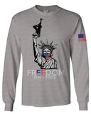 Freedom Isn't Free Grunt 2nd Amendment Ammendment Guns Second mens Long sleeve t shirt