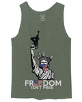 Freedom Isn't Free Grunt 2nd Amendment Ammendment Guns Second men's Tank Top