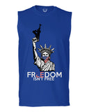 Freedom Isn't Free Grunt 2nd Amendment Ammendment Guns Second men Muscle Tank Top sleeveless t shirt