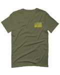 Yellow American Flag United States of America USA Military For men T Shirt