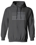Gray America USA Patriotic American United States Vintage Flag Sweatshirt Hoodie