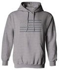 Gray America USA Patriotic American United States Vintage Flag Sweatshirt Hoodie