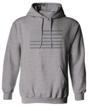 Gray America USA Patriotic American United States Vintage Flag Sweatshirt Hoodie