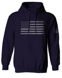 Gray America USA Patriotic American United States Vintage Flag Sweatshirt Hoodie