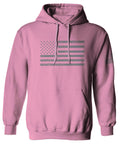 Gray America USA Patriotic American United States Vintage Flag Sweatshirt Hoodie