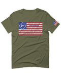 VICES AND VIRTUESS 2nd Amendment 1776 George Washington Flag American USA Guns Control For men T Shirt