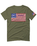 VICES AND VIRTUESS 2nd Amendment 1776 George Washington Flag American USA Guns Control For men T Shirt