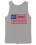 VICES AND VIRTUESS 2nd Amendment 1776 George Washington Flag American USA Guns Control men's Tank Top