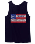 VICES AND VIRTUESS 2nd Amendment 1776 George Washington Flag American USA Guns Control men's Tank Top