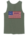 VICES AND VIRTUESS 2nd Amendment 1776 George Washington Flag American USA Guns Control men's Tank Top