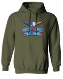 VICES AND VIRTUESS Texas State Flag Don't Mess with Texas Bull Lone Star Sweatshirt Hoodie