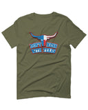 VICES AND VIRTUESS Texas State Flag Don't Mess with Texas Bull Lone Star For men T Shirt
