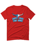 VICES AND VIRTUESS Texas State Flag Don't Mess with Texas Bull Lone Star For men T Shirt