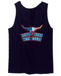 VICES AND VIRTUESS Texas State Flag Don't Mess with Texas Bull Lone Star men's Tank Top