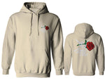 Good Vibe Flowers Bones Hand Shaka Cool Vintage Hipster Sweatshirt Hoodie