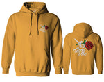 Good Vibe Flowers Bones Hand Shaka Cool Vintage Hipster Sweatshirt Hoodie