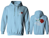 Good Vibe Flowers Bones Hand Shaka Cool Vintage Hipster Sweatshirt Hoodie